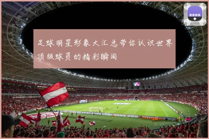 足球明星形象大汇总带你认识世界顶级球员的精彩瞬间